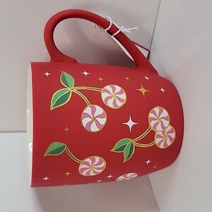 Peppermint & Pine Christmas Cherry Mug, NWT
